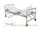 Simple home Manual Double Crank Medical Hospital Beds with No Guardrail