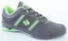 Custom PU + Suede Leather Grey / Black Lightweight Walking Smart Casual Shoes for Men
