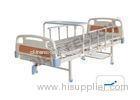 Manual Single - Crank Medical Hospital Bed With wheels / Overbed Table