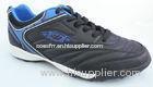 OEM Designer Black PU / Mesh / EVA / Rubber Football Turf Shoes for Men and Women