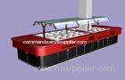 Stainless Steel 380V Commercial Buffet Equipment 400L , Customized Buffet Counter