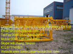 Self Climbing Tower Crane , 40m free standing TC6010-6 Q345B Steel