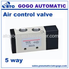 mini air flow control valve 3 way pneumatic valves M5 1/8 1/4 3/8 1/2 thread BSP NPT