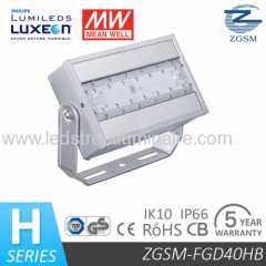 40W Waterproof LED Floodlight with IP66 IK10