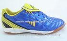 boys Soft Ground Childrens Soccer Shoes / Soccer Cleats with blue