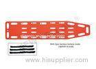 Portable Long Orange Spine Board Stretcher / Backboard With Hand Holes