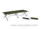 Oxford Leather Military Emergency Folding Stretcher , Double Folded Camping Bed