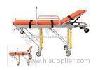 Foldable Elevator Ambulance Stretcher , Medical Rescue Stretcher Trolley