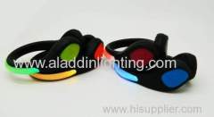 LED shoe cuffs safety warning clip