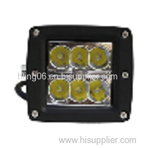 18W LED Work Light With 10 To 32V Input Voltages