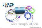 2 ~ 24 Circutis Signal USB Ethernet slip ring Anti - jamming Aluminium Alloy