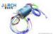 500Rpm 2 Channel USB Ethernet Slip Ring 1000Base-T Through Bore Size 20.4mm