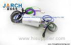 Miniature cable reels Ethernet Slip Ring 1 ~ 4 Channel 1000M Aluminium Alloy