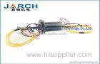 Single and multi-channel electro optical slip ring with stainless steel housing