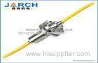 Single mode Fiber Optic Rotary Joint / FORJ with IP68 1 channel 500rpm