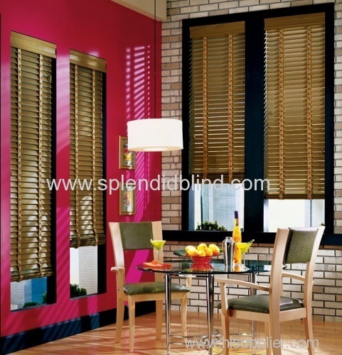 slats wood venetian horizontal blinds with tape ladder