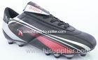 Hot selling men outdoor soccer shoes Black color/ pu upper/TPU outsole