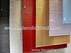 Metallochrome 25mm Venetian Aluminum Blinds 25mm Aluminiumslats metal headrail plastic wand tilt cord lift