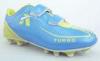 Light Blue Childrens Soccer Shoes Professional for Firm-Ground
