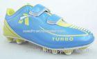 Light Blue Childrens Soccer Shoes Professional for Firm-Ground