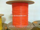 Orange Bulk Fiber Optic Cable Cords with 80N Tensile Strength