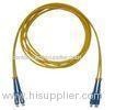 OFNR 3.0mm Optical Fiber Patch Cable Cord with E2000 / MU Connector