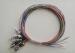 12 color SC simplex Fiber Optic Pigtail with SC connectors , 1.5M Fiber Cable