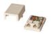 Dual Port Telephone Surface Mount Box Screw Connection 6P6C with Network Keystone Jack