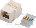 Durable Cat6 Toolless RJ45 Network keystone jack outlet for Surface Mount box
