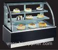 Marble Floor Cake Commercial Refrigerator Freezer Showcase For Supermarket