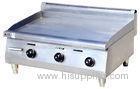 LPG Gas Countertop Electric Griddle 13.5kw For Commercial Kitchen , 900x660x480mm