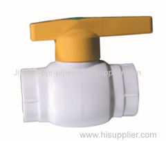 PPR female steel ball valve