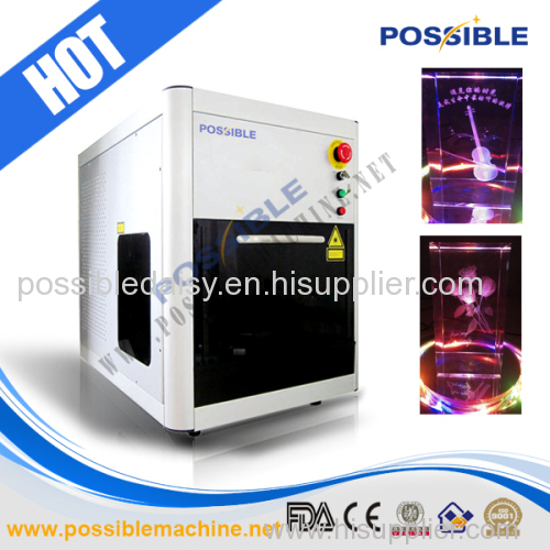 Possible Laser 3D crystal laser engraving machine