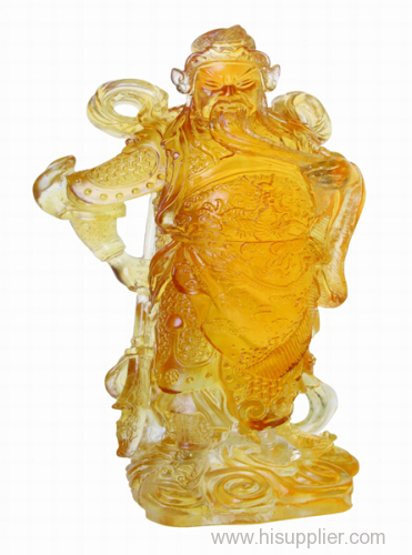 Liu li (Colored Glaze) Kuan Kong