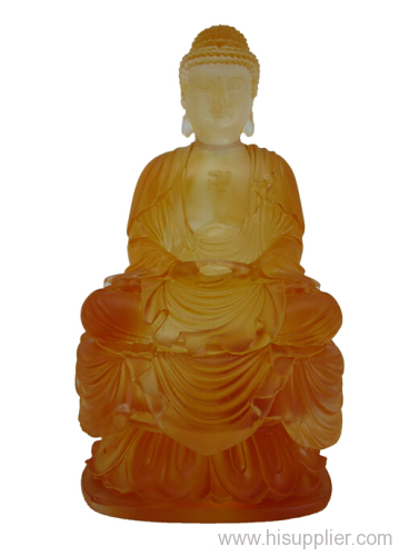 Liu li (Colored Glaze) Medicine Buddha