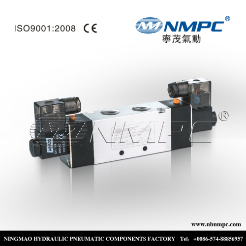 five way double coil solenoid valve