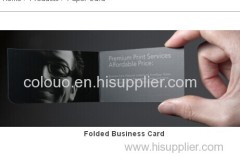 Folded Business Card Folded Business Card