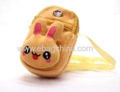 Lovely cartoon animals 3 zipper change purse