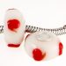 Handmade Christmas gloves Glass Beads in 925 Silver Core Hot Selling