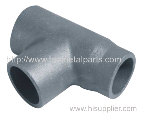 Carbon steel agricultural equipment part tee