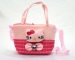 Lovely cartoon animals 2 colors splicing change purse