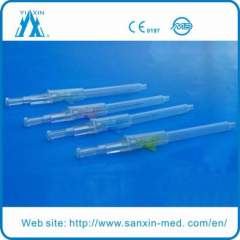 I.V. catheter with wings afety type