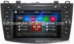 Ouchuangbo car radio DVD player for Mazda 3 2010 GPS navi multimedia stereo system