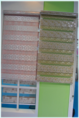 2014 hot sale polyester fabric chain bathroom roller blinds