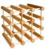 12 Bottle Shop Wooden Display Stands For Wine / Beer / Beverage