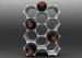 Sturdy 12 Bottle Wine Holders , Retail Store Drink Display Shelf