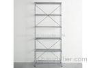 6 Shelf Product Metal Display Stands Racks For Pharmacy / Grocery