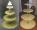 Particle Board Metal Light Duty Round Shop Display Stands Rack