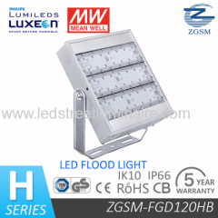 120W IP66 LED Floodlight with die-casting aluminum body