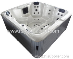 Outdoor spa jacuzzi hot tub
